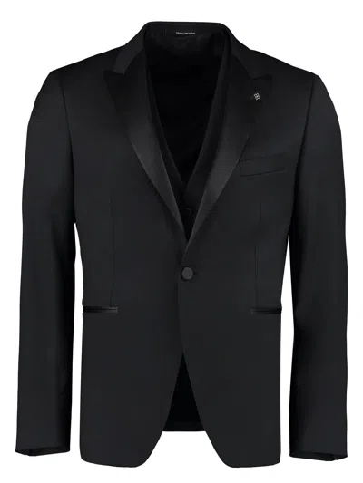 TAGLIATORE MEN'S WOOL TWO-PIECES SUIT