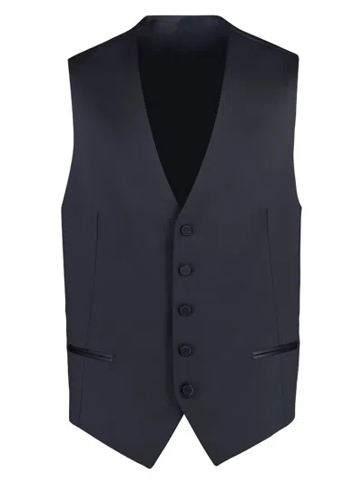 TAGLIATORE MEN'S WOOL VEST
