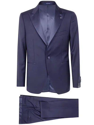Tagliatore Men`s Suit In Blue