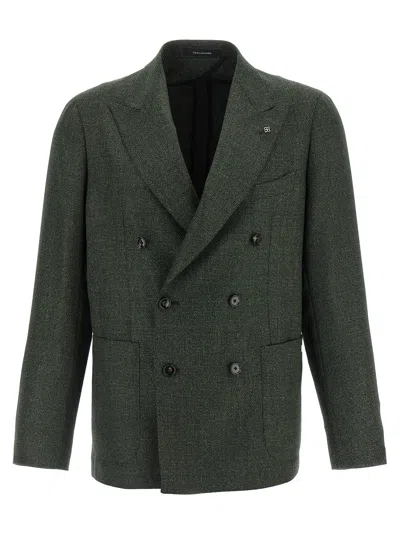 TAGLIATORE MICRO SQUARES BLAZER GREEN