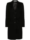 Tagliatore Single-breasted Coat In Black