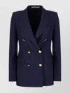 Tagliatore Structured Double-breasted Jacket Gold Buttons