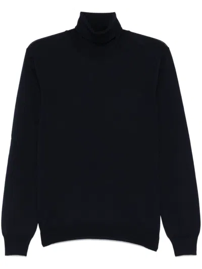 Tagliatore Miles Sweater In Blue