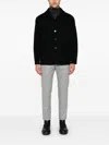 Tagliatore Amir Casual Jacket In Black Linen In Black