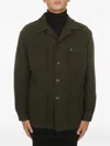 Tagliatore Single-breasted Jacket In Brown