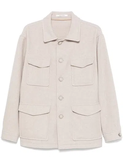 Tagliatore Milton Jacket In Neutrals