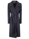 Tagliatore Molly Lined Coat In Black