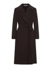 Tagliatore Molly Wool And Cashmere Coat In Blue