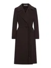 Tagliatore Molly Wool And Cashmere Coat In Brown