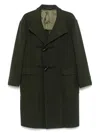 Tagliatore Long Sleeve Coat In Green