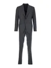 Tagliatore Single-breasted Pincer-trousers Suit In Gray