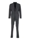 Tagliatore Single-breasted Pincer-trousers Suit In Gray