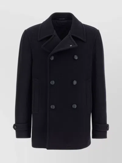 TAGLIATORE 'MONTE CARLO' DOUBLE-BREASTED COAT WITH NOTCHED LAPELS