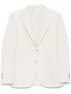 Tagliatore Single-breasted Jacket With Front Pockets In Multi