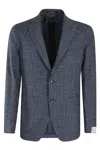 Tagliatore Rev. Lancia Microfantasia Blazer In Black