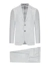 Tagliatore Tailored Wool Suit In Grey