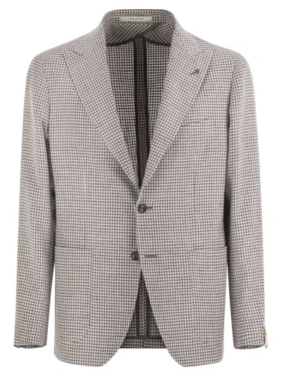 TAGLIATORE MONTECARLO - LINEN AND COTTON JACKET