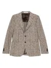 Tagliatore Striped-pattern Single-breasted Blazer