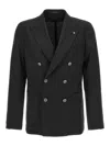 Tagliatore Black Montecarlo Blazer In Black