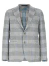 Tagliatore 'montecarlo' Blazer Featuring Notch Lapel In Blue
