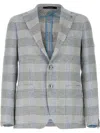 Tagliatore 'montecarlo' Blazer Featuring Notch Lapel In Blue