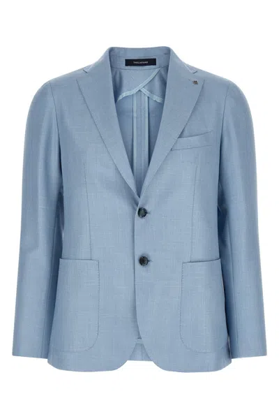 Tagliatore Montecarlo Ingle-breasted Blazer In Blue