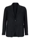 Tagliatore Single-breasted Stretch Wool Jacket In Blue