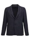 Tagliatore Single-breasted Blazer In Blue