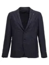 Tagliatore Single-breasted Blazer In Blue
