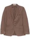 Tagliatore Montecarlo Blazer In Brown
