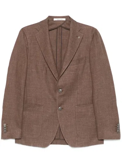 Tagliatore Montecarlo Blazer In Brown