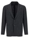 Tagliatore Grey Montecarlo Blazer In Gray