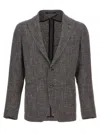 Tagliatore 'montecarlo' Blazer In Textured Fabric