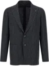 Tagliatore Grey Montecarlo Blazer In Grey