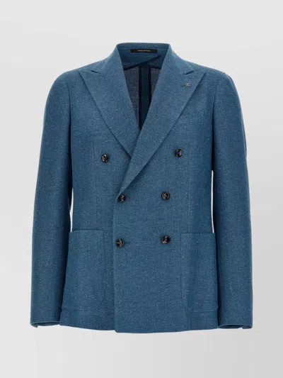 TAGLIATORE 'MONTECARLO' BLAZER IN TEXTURED FABRIC