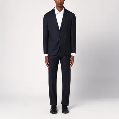 Tagliatore Montecarlo Blue Single-breasted Suit Men