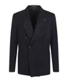 Tagliatore Montecarlo Double-breasted Jacket In Blue