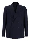 Tagliatore 'montecarlo' Blue Double-breasted Jacket