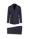 Tagliatore 'montecarlo' Double-breasted Suit In Blue
