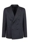 Tagliatore 'montecarlo' Blue Double-breasted Jacket