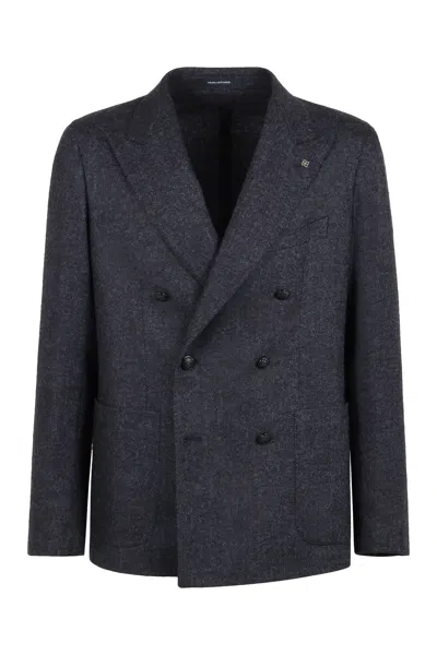 TAGLIATORE TAGLIATORE MONTECARLO DOUBLE-BREASTED WOOL BLAZER