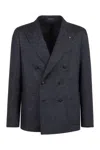 Tagliatore 'montecarlo' Blue Double-breasted Jacket