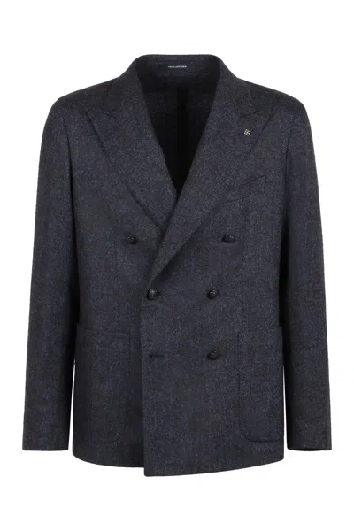 TAGLIATORE TAGLIATORE MONTECARLO DOUBLE-BREASTED WOOL BLAZER