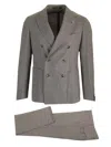 Tagliatore Montecarlo Prince Of Wales Suit In Super 110s Wool