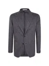 Tagliatore Wool Single-breasted Suit Jacket In Multi