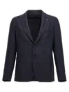 Tagliatore Single-breasted Blazer In Navy