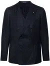 Tagliatore Jacquard Double-breasted Blazer
