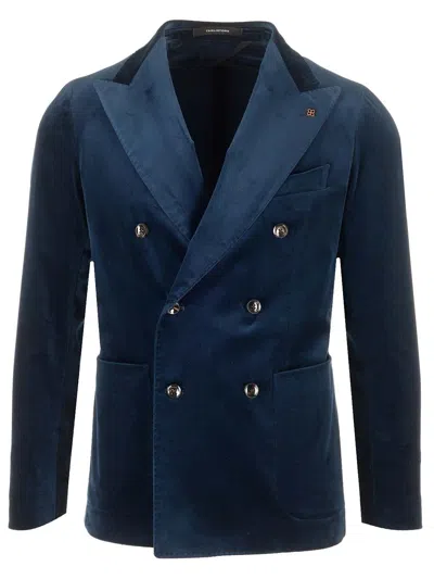 Tagliatore Montecarlo Jacket In Blue