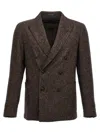 Tagliatore Exclusive Garment Line Blazer In Brown