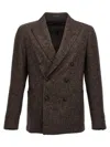 Tagliatore Exclusive Garment Line Blazer In Brown